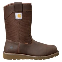 Men's Carhartt 10" Wellington Wedge Steel Toe Waterproof Boots 24 Men's Carhartt 10" Wellington Wedge Steel Toe Waterproof Boots -LaCrosse Store 0 1001 carhartt 10 wellington wedge steel toe waterproof boots dark brown nicotine