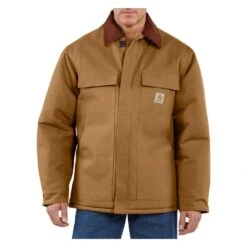 Men's Carhartt Duck Traditional Coat -LaCrosse Store 0 1001 carhartt duck traditional coat carhartt brown
