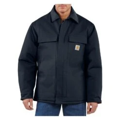 Men's Carhartt Duck Traditional Coat -LaCrosse Store 0 1001 carhartt duck traditional coat dark navy