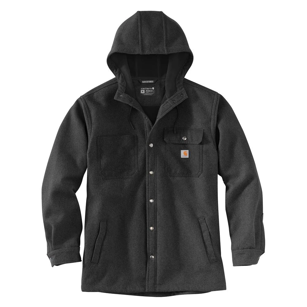 Men's Carhartt Heavyweight Hooded Shirt Jacket 1 Men's Carhartt Heavyweight Hooded Shirt Jacket