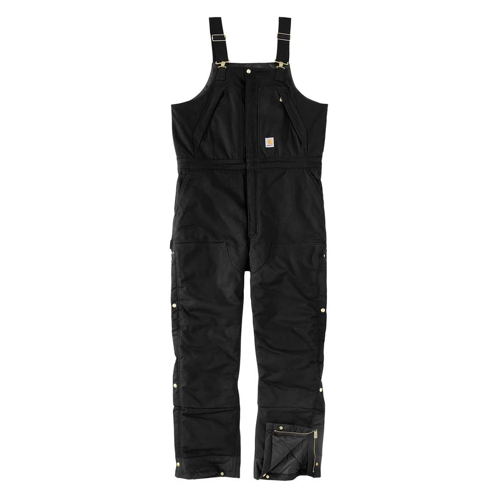 Men's Carhartt Loose Fit Duck Insulated Bib Overalls 1 Men's Carhartt Loose Fit Duck Insulated Bib Overalls