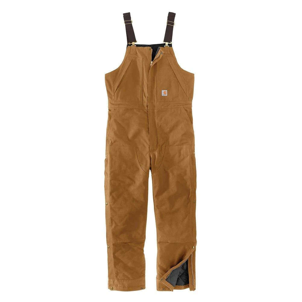 Men's Carhartt Loose Fit Duck Insulated Bib Overalls 10 Men's Carhartt Loose Fit Duck Insulated Bib Overalls - Image 10