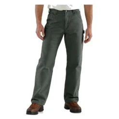 Men's Carhartt Loose Fit Washed Duck Flannel-Lined Utility Work Pants 11 Men's Carhartt Loose Fit Washed Duck Flannel-Lined Utility Work Pants -LaCrosse Store 0 1001 carhartt loose fit washed duck flannel lined utility work pants moss