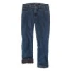 Men's Carhartt Relaxed Fit Flannel Lined 5 Pocket Jeans