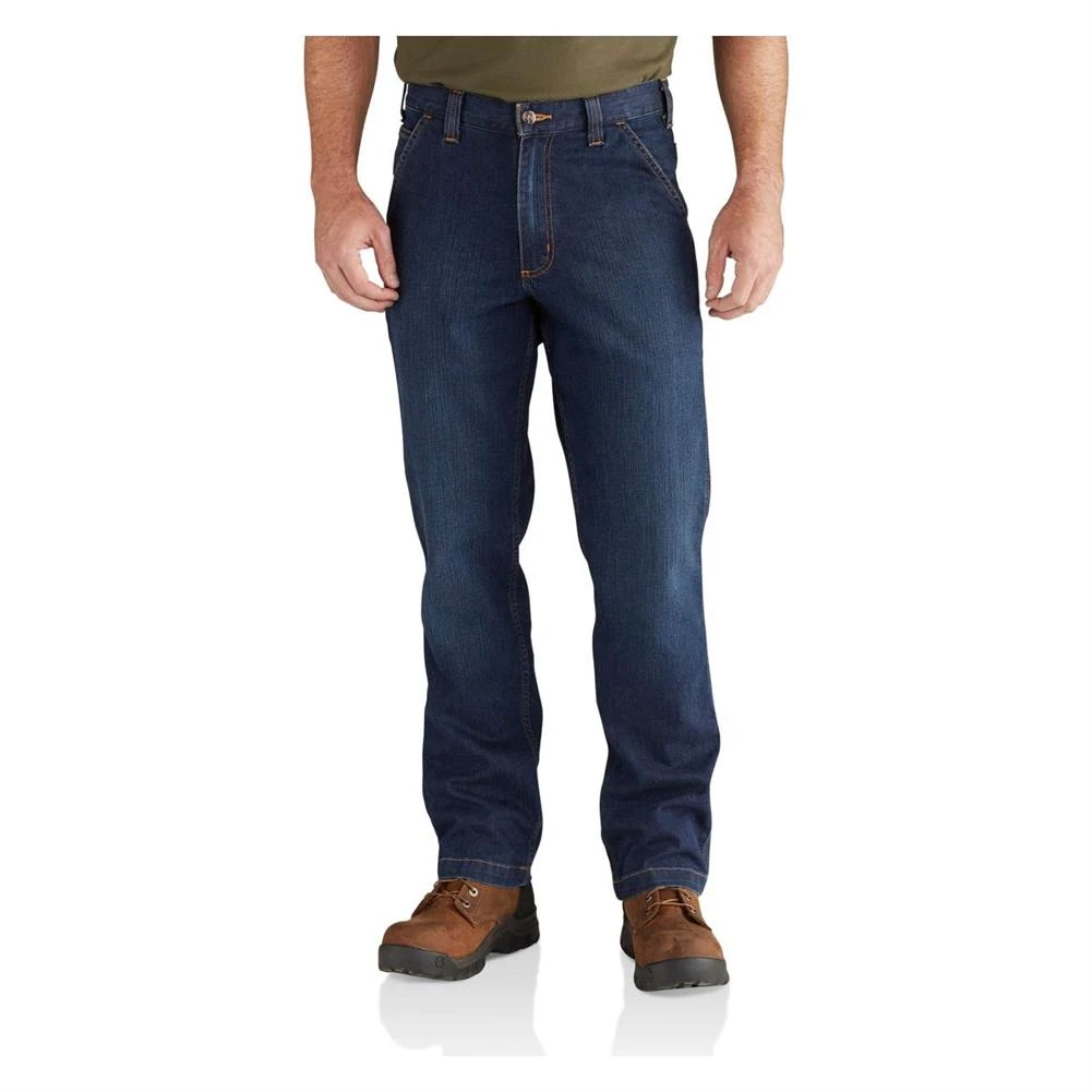 Men's Carhartt Rugged Flex Relaxed Dungaree Jeans 1 Men's Carhartt Rugged Flex Relaxed Dungaree Jeans