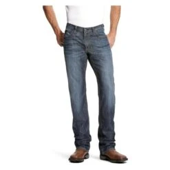 Men's Ariat FR M4 Relaxed Stretch DuraLight Basic Boot Cut Jeans