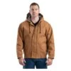 Men's Berne Workwear Flame Resistant Duck Hooded Jacket