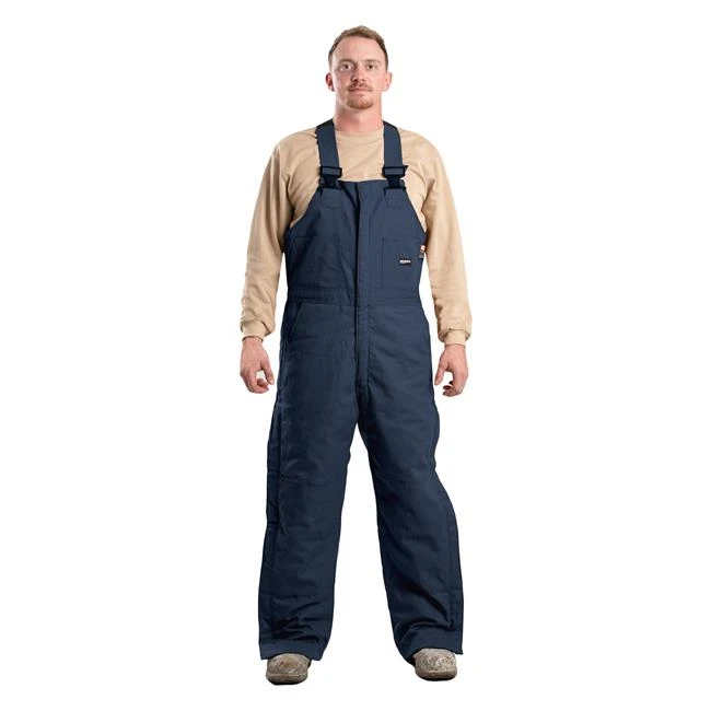 Men's Berne Workwear FR Deluxe Bib Overalls 8 Men's Berne Workwear FR Deluxe Bib Overalls - Image 8