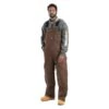 Men's Berne Workwear Heartland Insulated Washed Duck Bib Overalls