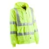 Men's Berne Workwear Hi-Vis Type R Class 3 Lined Hooded Sweatshirt