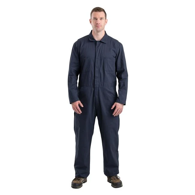 Men's Berne Workwear Highland Flex Cotton Unlined Coveralls 1 Men's Berne Workwear Highland Flex Cotton Unlined Coveralls