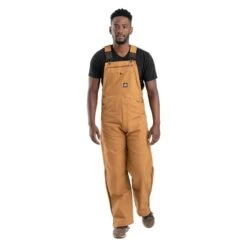 Men's Berne Workwear Heritage Unlined Duck Bib Overalls