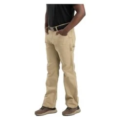 Men's Berne Workwear Washed Duck Carpenter Pants -LaCrosse Store 0 650 berne workwear washed duck carpenter pants timber khaki