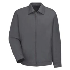 Men's Red Kap Slash Pocket Jacket -LaCrosse Store 0 650 red kap slash pocket jacket charcoal