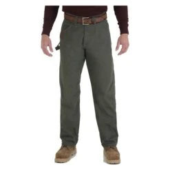 Men's Wrangler Riggs Relaxed Fit Ripstop Carpenter Jeans -LaCrosse Store 0 650 wrangler riggs relaxed fit ripstop carpenter jeans loden