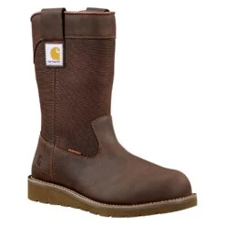 Men's Carhartt 10" Wellington Wedge Steel Toe Waterproof Boots 25 Men's Carhartt 10" Wellington Wedge Steel Toe Waterproof Boots -LaCrosse Store 1 1001 carhartt 10 wellington wedge steel toe waterproof boots dark brown nicotine