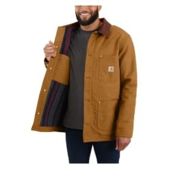 Men's Carhartt Firm Duck Chore Coat -LaCrosse Store 1 1001 carhartt firm duck chore coat carhartt brown