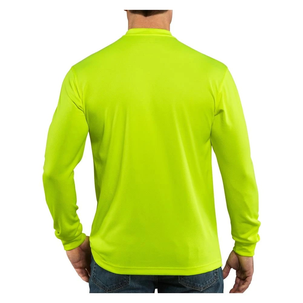 Men's Carhartt Force Hi-Vis Color Enhanced Long Sleeve T-Shirt 3 Men's Carhartt Force Hi-Vis Color Enhanced Long Sleeve T-Shirt - Image 3