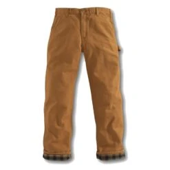 Men's Carhartt Loose Fit Washed Duck Flannel-Lined Utility Work Pants 7 Men's Carhartt Loose Fit Washed Duck Flannel-Lined Utility Work Pants -LaCrosse Store 1 1001 carhartt loose fit washed duck flannel lined utility work pants carhartt brown