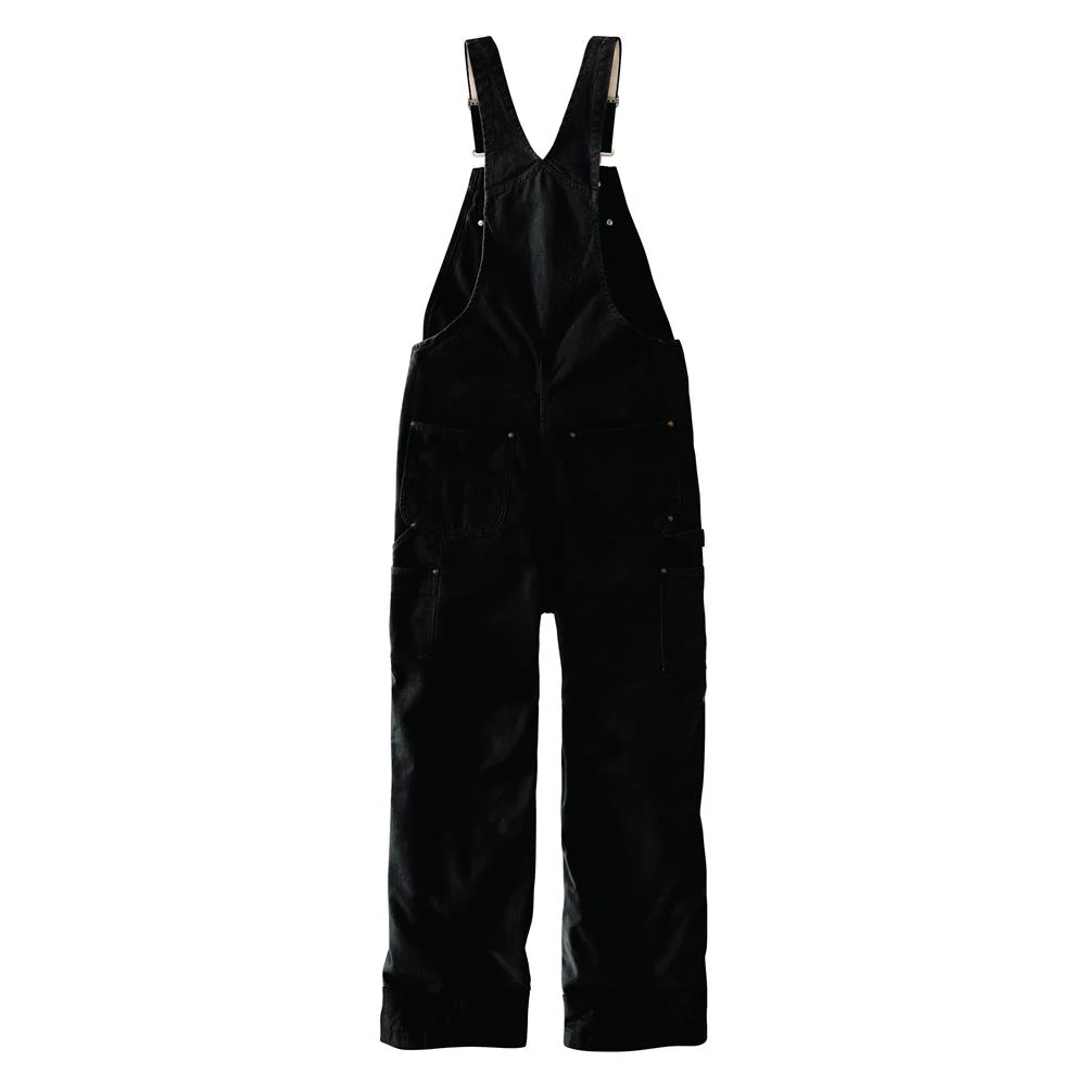 Men's Carhartt Loose Fit Washed Duck Insulated Bib Overalls 6 Men's Carhartt Loose Fit Washed Duck Insulated Bib Overalls - Image 6
