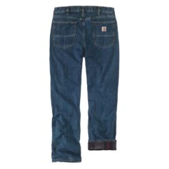 Men's Carhartt Relaxed Fit Flannel Lined 5 Pocket Jeans -LaCrosse Store 1 1001 carhartt relaxed fit flannel lined 5 pocket jeans canal