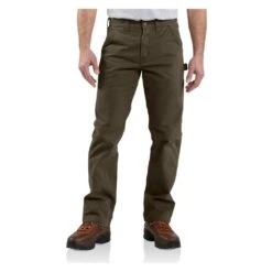 Men's Carhartt Washed Twill Dungaree Pants -LaCrosse Store 1 1001 carhartt washed twill dungaree pants dark coffee