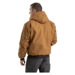 Men's Berne Workwear Original Hooded Jacket -LaCrosse Store 1 650 berne workwear original hooded jacket brown duck