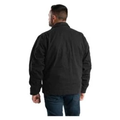 Men's Berne Workwear Original Washed Gasoline Jacket -LaCrosse Store 1 650 berne workwear original washed gasoline jacket black