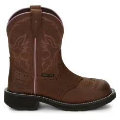 Women's Justin Original Work Boots 8" Wanette Steel Toe 9 Women's Justin Original Work Boots 8" Wanette Steel Toe -LaCrosse Store 1 650 justin original work boots 8 wanette steel toe aged bark