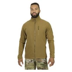 Men's Mission Made Full Zip Fleece Jacket -LaCrosse Store 1 650 mission made full zip fleece jacket tan