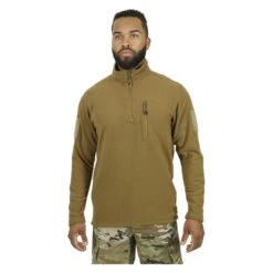 Men's Mission Made Quarter Zip Fleece Pullover 29 Men's Mission Made Quarter Zip Fleece Pullover -LaCrosse Store 1 650 mission made quarter zip fleece pullover tan