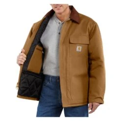 Men's Carhartt Duck Traditional Coat -LaCrosse Store 2 1001 carhartt duck traditional coat carhartt brown