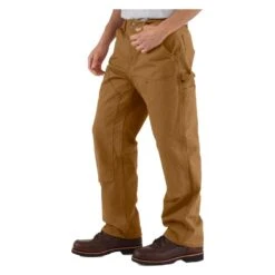 Men's Carhartt Loose Fit Washed Duck Double-Front Utility Work Pants -LaCrosse Store 2 1001 carhartt loose fit washed duck double front utility work pants carhartt brown