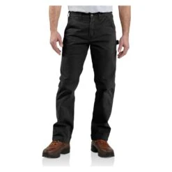 Men's Carhartt Washed Twill Dungaree Pants -LaCrosse Store 2 1001 carhartt washed twill dungaree pants black