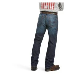 Men's Ariat FR M4 Relaxed Stretch DuraLight Basic Boot Cut Jeans -LaCrosse Store 2 650 ariat fr m4 relaxed stretch duralight basic boot cut jeans lassen