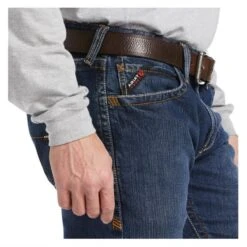 Men's Ariat FR M7 Slim DuraStretch Basic Straight Jeans -LaCrosse Store 2 650 ariat fr m7 slim durastretch basic straight jeans shale