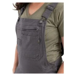 Women's Berne Workwear Flex Softstone Duck Unlined Bib Overall -LaCrosse Store 2 650 berne workwear flex softstone duck unlined bib overall titanium