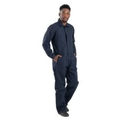Men's Berne Workwear Heritage Deluxe Unlined Cotton/Poly Blend Twill Coveralls -LaCrosse Store 2 650 berne workwear heritage deluxe unlined cotton poly blend twill coveralls navy