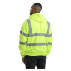 Men's Berne Workwear Hi-Vis Type R Class 3 Lined Hooded Sweatshirt 6 Men's Berne Workwear Hi-Vis Type R Class 3 Lined Hooded Sweatshirt -LaCrosse Store 2 650 berne workwear hi vis type r class 3 lined hooded sweatshirt yellow