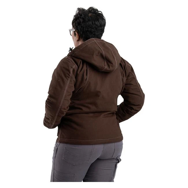 Women's Berne Workwear Modern Hooded Jacket 3 Women's Berne Workwear Modern Hooded Jacket - Image 3