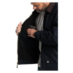 Men's Berne Workwear Original Washed Gasoline Jacket -LaCrosse Store 2 650 berne workwear original washed gasoline jacket midnight