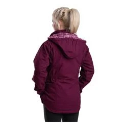 Women's Berne Workwear Washed Barn Coat - Quilted Flannel Lined -LaCrosse Store 2 650 berne workwear washed barn coat quilted flannel lined plum