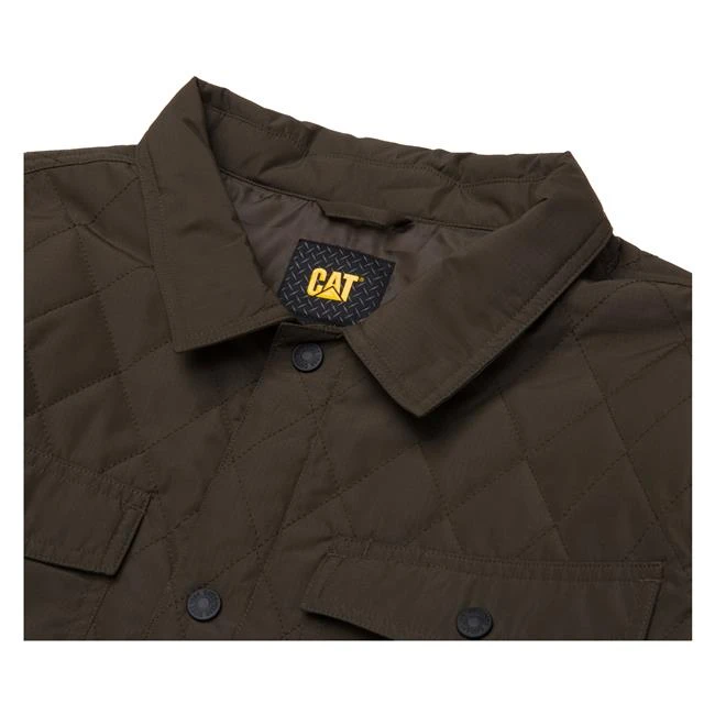 Men's CAT Quilted Ripstop Shirt Jacket 3 Men's CAT Quilted Ripstop Shirt Jacket - Image 3