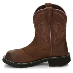 Women's Justin Original Work Boots 8" Wanette Steel Toe 10 Women's Justin Original Work Boots 8" Wanette Steel Toe -LaCrosse Store 2 650 justin original work boots 8 wanette steel toe aged bark