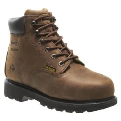 Men's Wolverine 6" McKay Steel Toe Waterproof Boots 13 Men's Wolverine 6" McKay Steel Toe Waterproof Boots -LaCrosse Store 2 650 wolverine 6 mckay steel toe waterproof brown