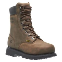 Men's Wolverine 8" McKay Steel Toe Waterproof Boots -LaCrosse Store 2 650 wolverine 8 mckay steel toe waterproof brown