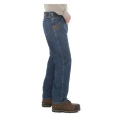 Men's Wrangler Riggs Advanced Comfort Five Pocket Jeans -LaCrosse Store 2 650 wrangler riggs advanced comfort five pocket jeans mid stone