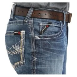 Men's Ariat FR M4 Relaxed Ridgeline Boot Cut Jeans -LaCrosse Store 3 650 ariat fr m4 relaxed ridgeline boot cut jeans glacier