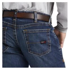 Men's Ariat FR M7 Slim DuraStretch Basic Straight Jeans -LaCrosse Store 3 650 ariat fr m7 slim durastretch basic straight jeans shale