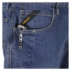 Men's Ariat Rebar M4 Relaxed DuraStretch Basic Boot Cut Jeans -LaCrosse Store 3 650 ariat rebar m4 relaxed durastretch basic boot cut jeans carbine